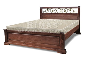 Односпальная кровать из дуба «Эстель»