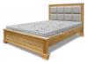 Кровать «Классика с мягкой вставкой» из массива дерева