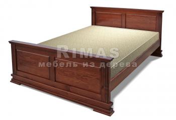 Двуспальная кровать из дуба «Палермо»