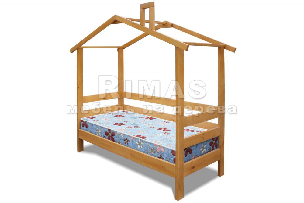 Детская кровать «Домик» из массива дерева