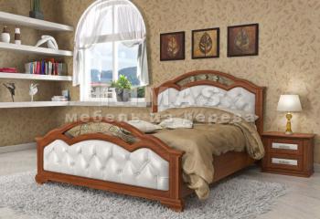 Кровать 160х200 из сосны «Лацио Люкс (мягкая)»