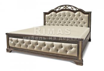 Двуспальная кровать из сосны «Салерно»