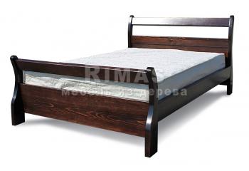 Полутороспальная кровать из дуба «Форли»